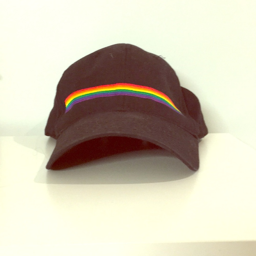 Rainbow hat